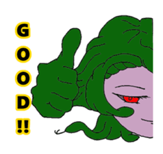 Daily life of Medusa sticker #7795830