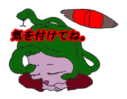 Daily life of Medusa sticker #7795842