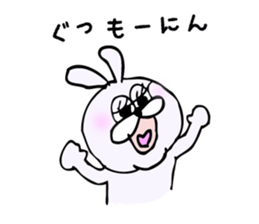 Cool bear and rabbit 2 sticker #7796213