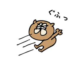 Cool bear and rabbit 2 sticker #7796234