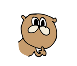 Cool bear and rabbit 2 sticker #7796242