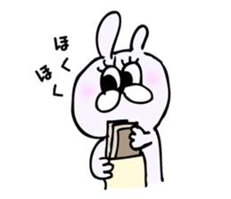 Cool bear and rabbit 2 sticker #7796246