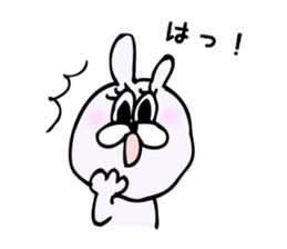 Cool bear and rabbit 2 sticker #7796249