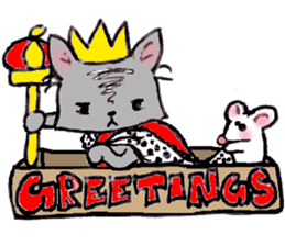 Cat in a box. Cat in a Fort. I sticker #7796455