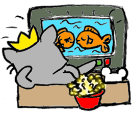 Cat in a box. Cat in a Fort. I sticker #7796464