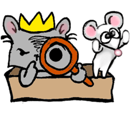 Cat in a box. Cat in a Fort. I sticker #7796483