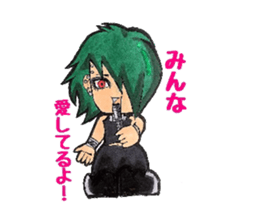 Everyday people of J-ROCK sticker #7797671