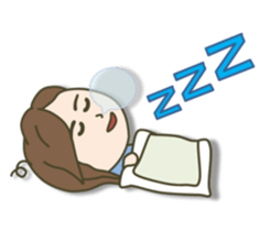 jeans sometimes ponytail sticker #7798128