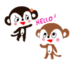 MESO - A Little Monkey - sticker #7798300