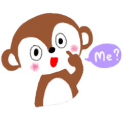 MESO - A Little Monkey - sticker #7798302