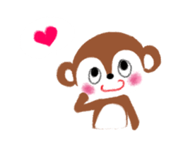MESO - A Little Monkey - sticker #7798317