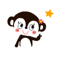 MESO - A Little Monkey - sticker #7798318