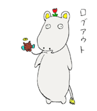 soulless hippopotamus sticker #7798492