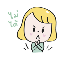 Nana blond girl sticker #7799295