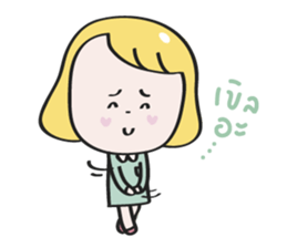 Nana blond girl sticker #7799296