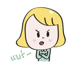 Nana blond girl sticker #7799299