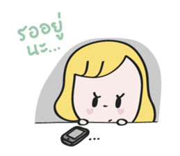 Nana blond girl sticker #7799302