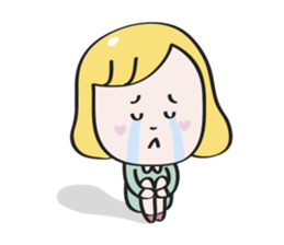 Nana blond girl sticker #7799303