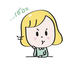 Nana blond girl sticker #7799304
