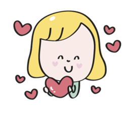 Nana blond girl sticker #7799307