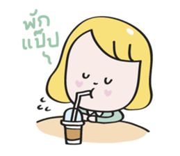 Nana blond girl sticker #7799311