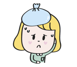 Nana blond girl sticker #7799316