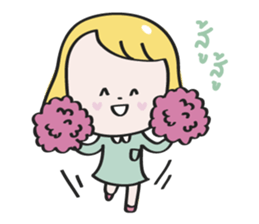 Nana blond girl sticker #7799317