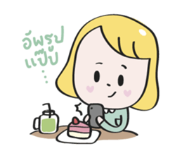 Nana blond girl sticker #7799318