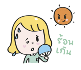 Nana blond girl sticker #7799320