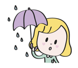 Nana blond girl sticker #7799325