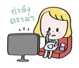 Nana blond girl sticker #7799326