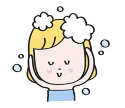 Nana blond girl sticker #7799329