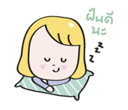 Nana blond girl sticker #7799331