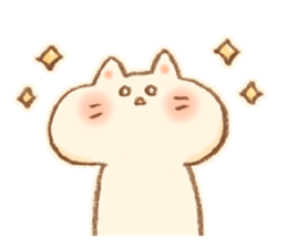 Little  White Cat!! sticker #7800052