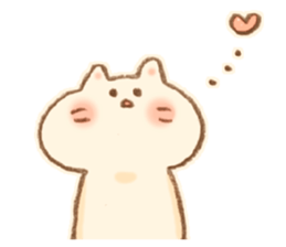 Little  White Cat!! sticker #7800053