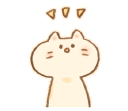 Little  White Cat!! sticker #7800054