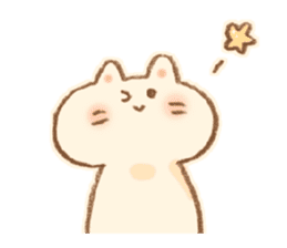 Little  White Cat!! sticker #7800055