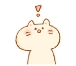 Little  White Cat!! sticker #7800057