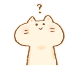 Little  White Cat!! sticker #7800058