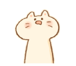 Little  White Cat!! sticker #7800064