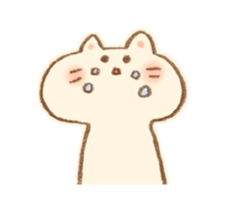 Little  White Cat!! sticker #7800065