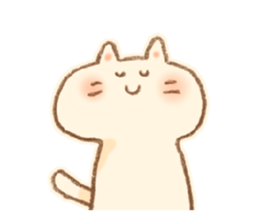 Little  White Cat!! sticker #7800073