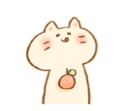 Little  White Cat!! sticker #7800077