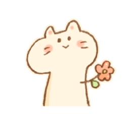 Little  White Cat!! sticker #7800079