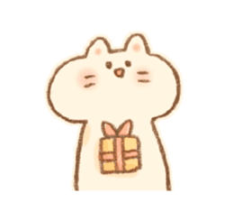 Little  White Cat!! sticker #7800081