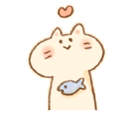 Little  White Cat!! sticker #7800082