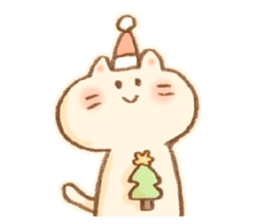 Little  White Cat!! sticker #7800083