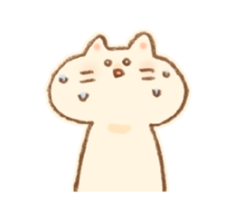 Little  White Cat!! sticker #7800084