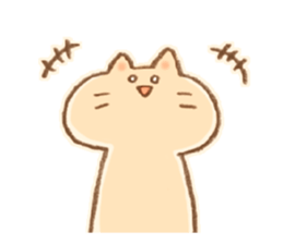 Little  White Cat!! sticker #7800086