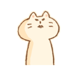 Little  White Cat!! sticker #7800087